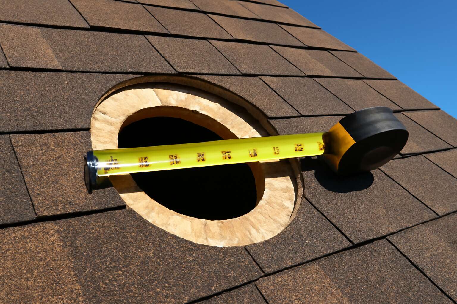 roof vent hole size