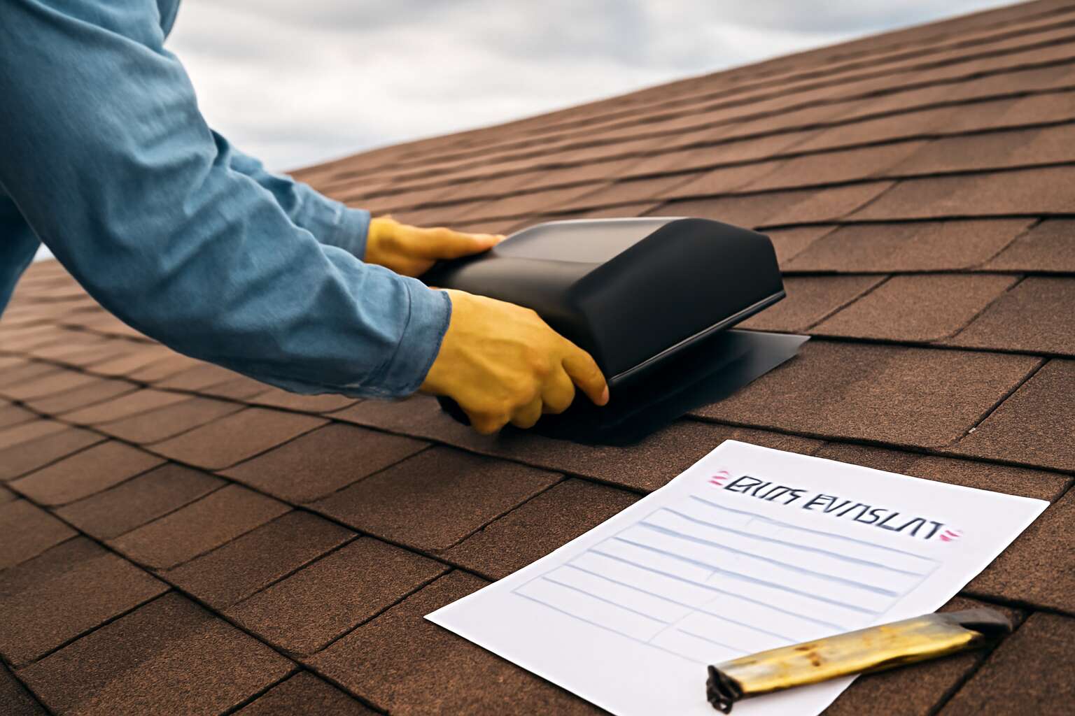 install roof vent cost