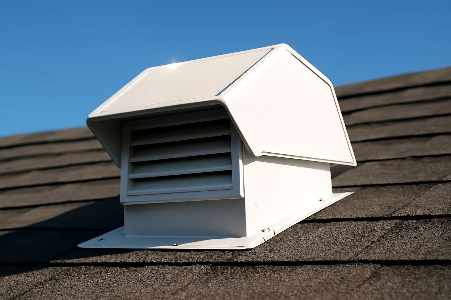 roof vent with baffle