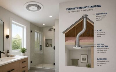 Bathroom to roof vent, choose the right setup and install it correctly.