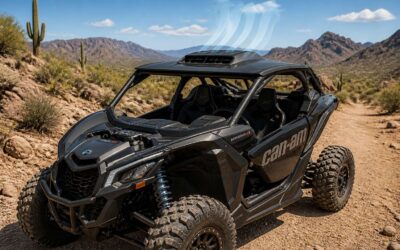 Reduce cabin heat with a Can Am Maverick roof vent.