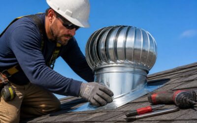 Roof ventilators construction demands correct placement for effective airflow.